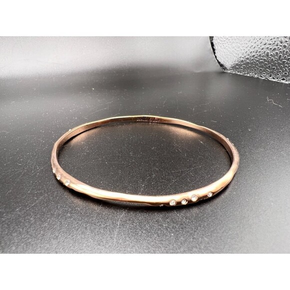 STELLA & Dot Rose Gold and Crystal Bangle - Picture 5 of 7